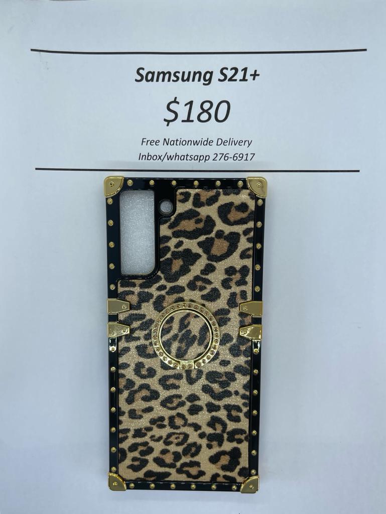 S21 Plus Leopard without Pop Ring