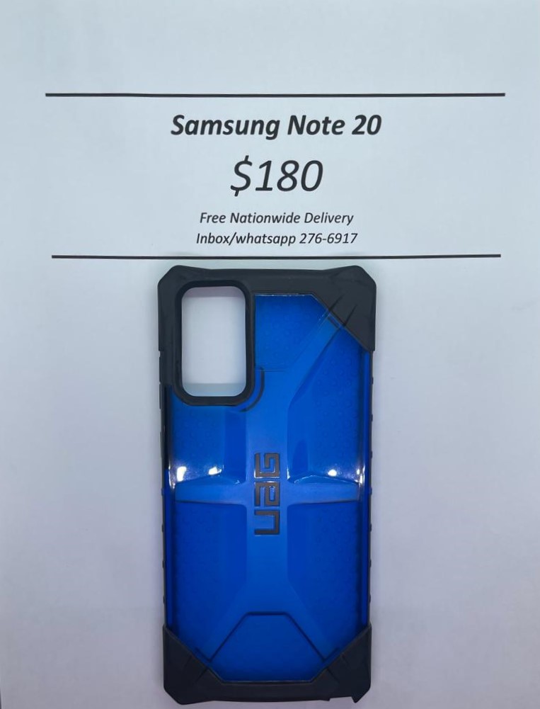 Samsung Note 20 UAG Blue Plasma Case