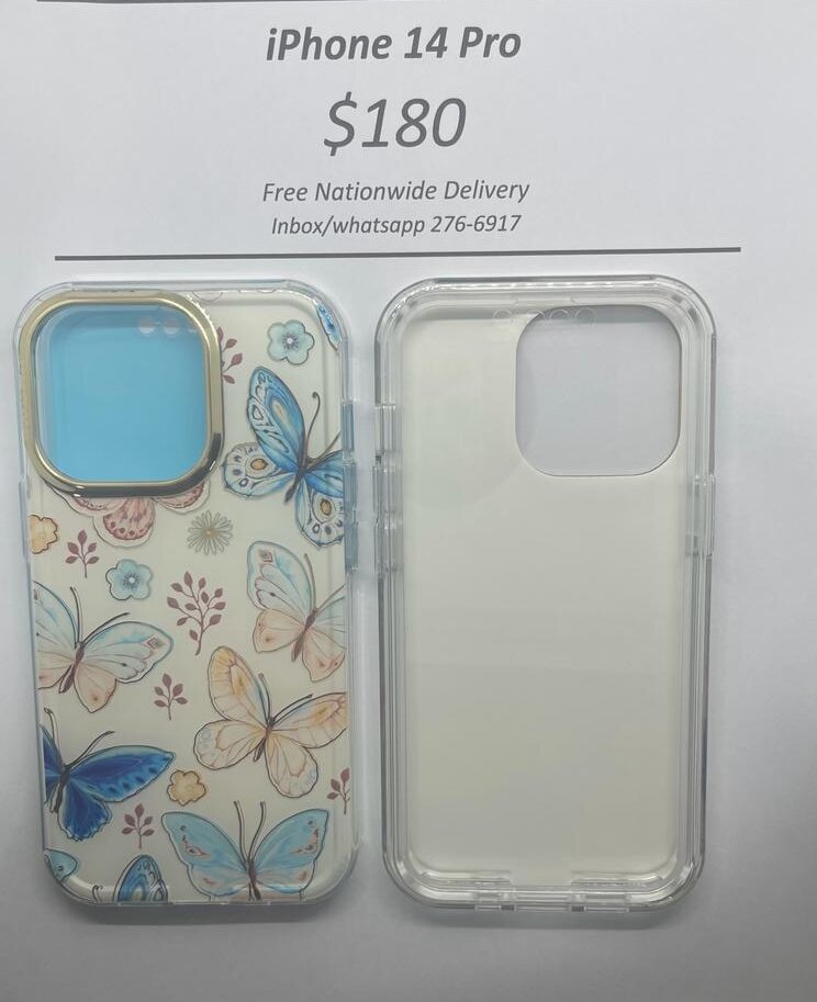 iPhone 14 Pro Butterfly with built in screen protector