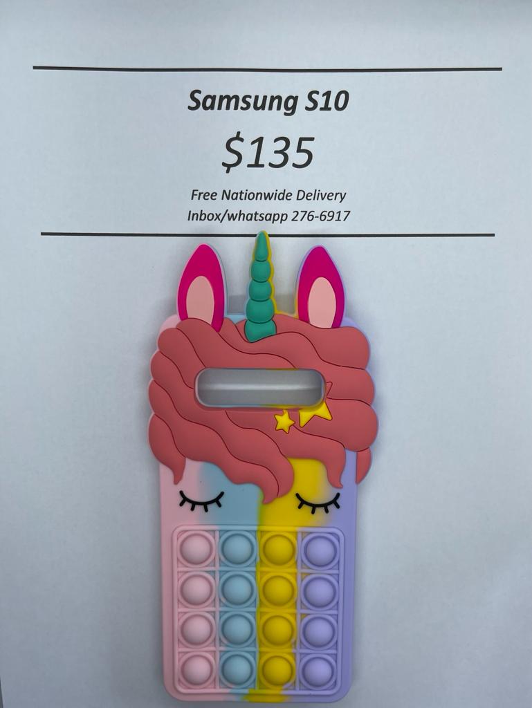 Samsung S10 Colourful Unicorn