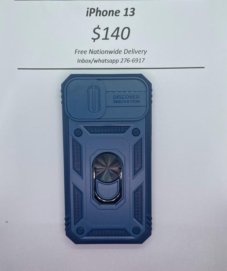 iPhone 13 Black Rugged w Camera Cover