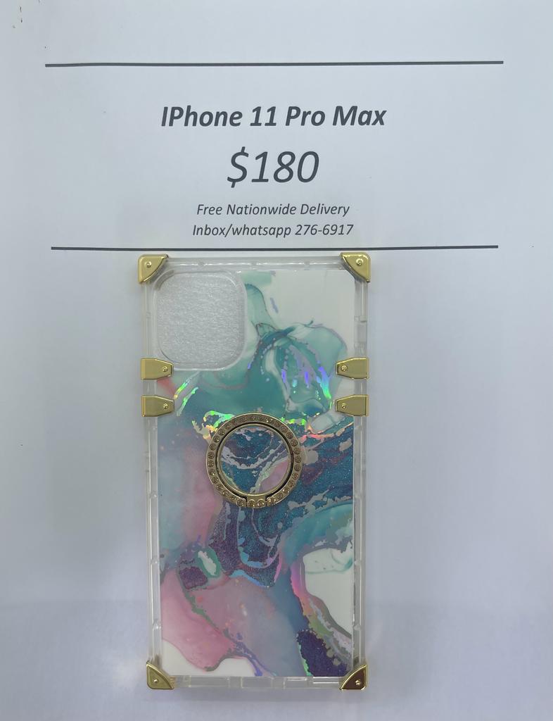 iPhone 11 Pro Max Clear Marble Trunk