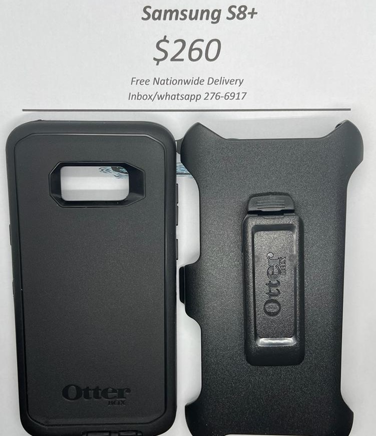 S8+ Otterbox-Defender Black