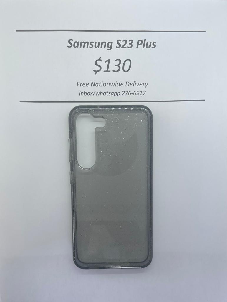 S23 Plus Black Glitter
