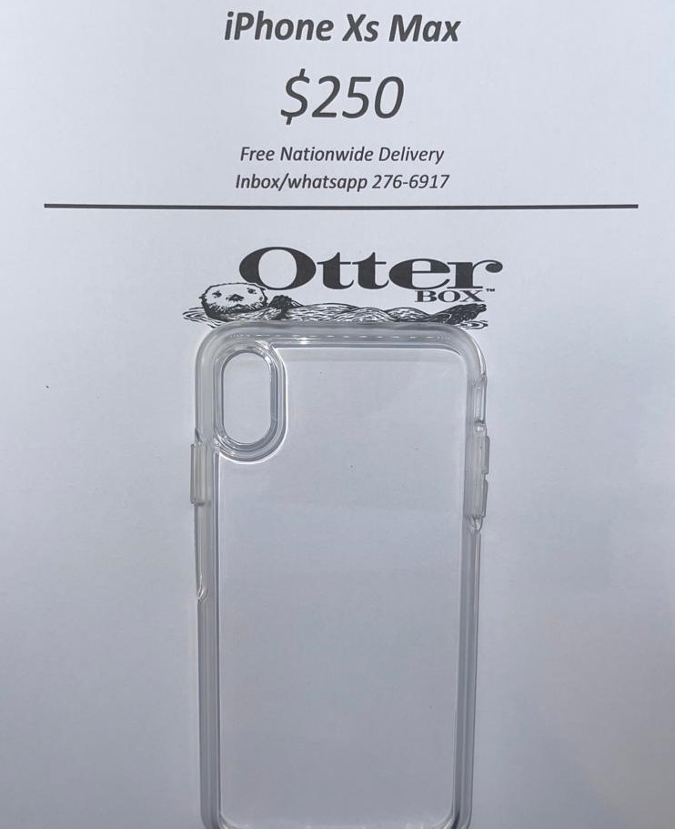 iPhone XS Max Otter Box Symmetry Clear