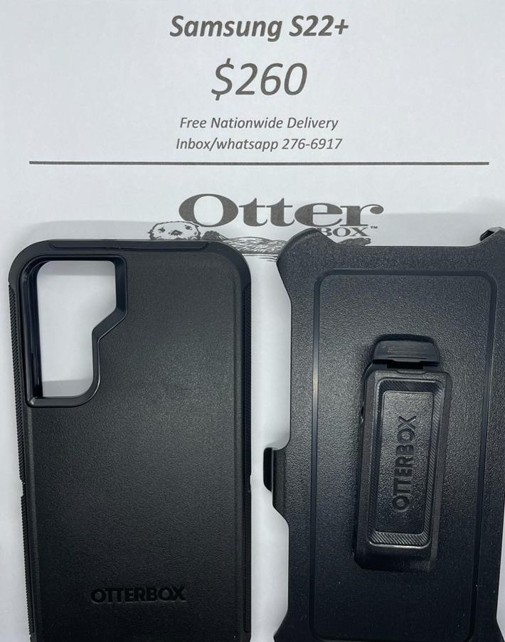 S22 Plus Otterbox-Defender Black