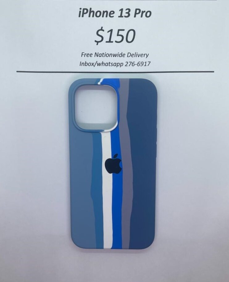 iPhone 13 Pro Blue Tone Logo Case