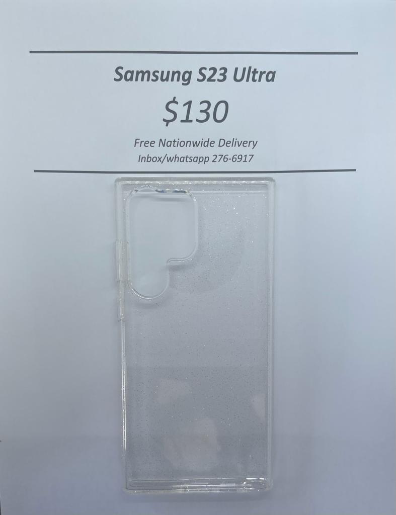 S23 Ultra HP Clear Glitter