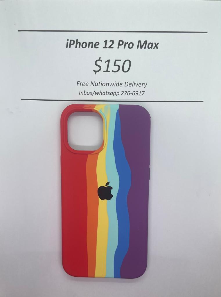 iPhone 12 Pro Max Rainbow Tone Logo Case