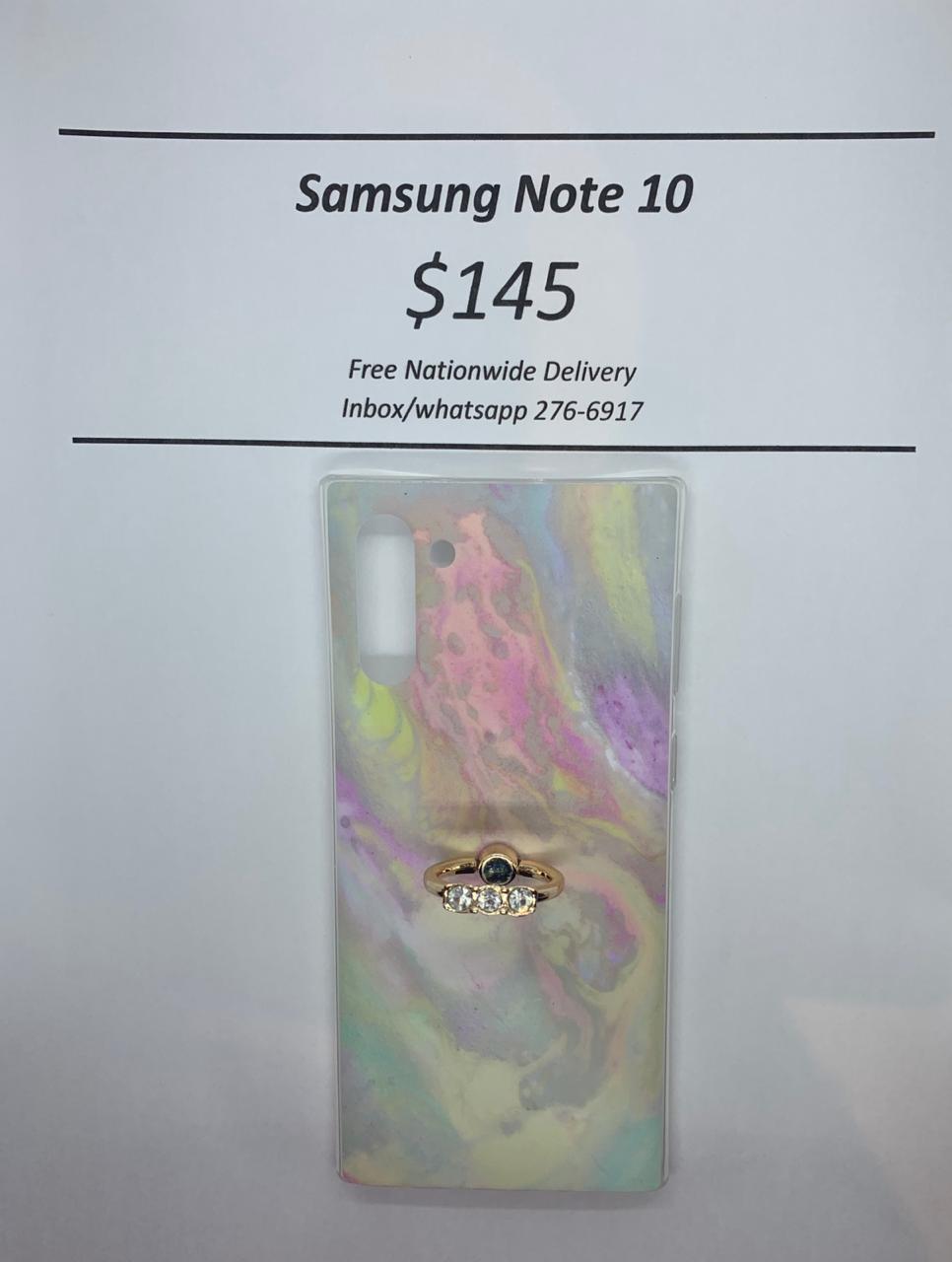 Note 10 Rainbow with Pop Ring