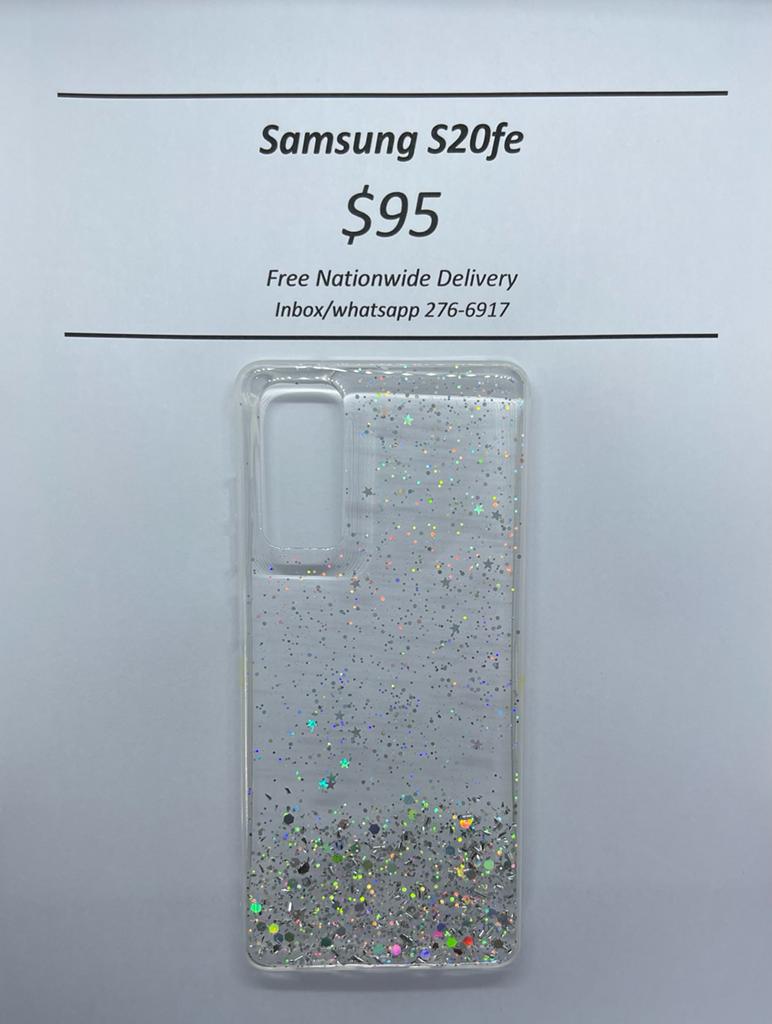 S20fe Clear Glitter