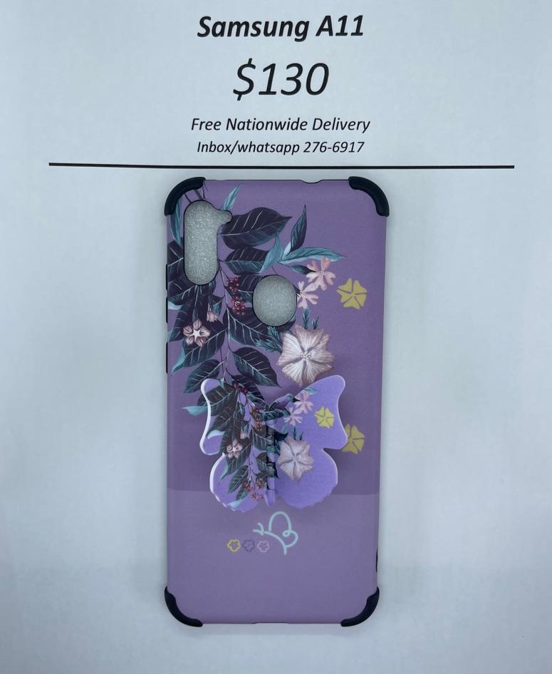 A11 Butterfly pop socket case