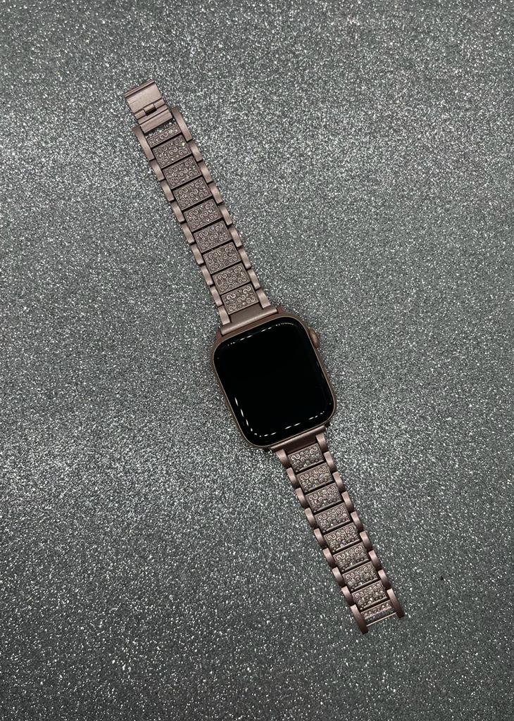 Diamond Metal Band-Rose Gold