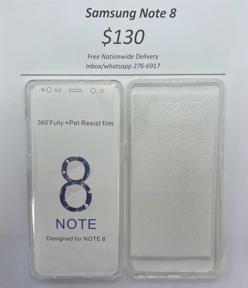 Note 8 360 TPU Case