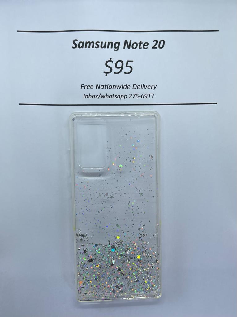 Note 20 Clear Glitter