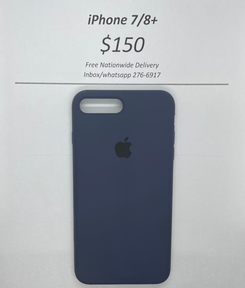 iPhone 7/8+ Blue Logo Case