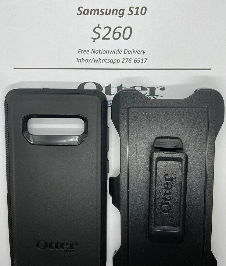 S10 Otterbox-Defender Black
