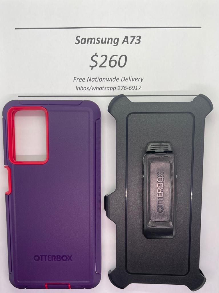 A73 Otterbox-Defender Purple