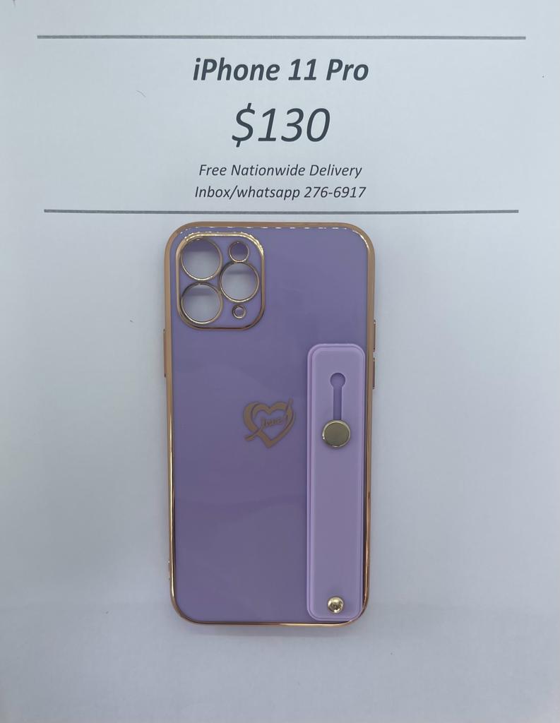 iPhone 11 Pro Purple Heart w Holder
