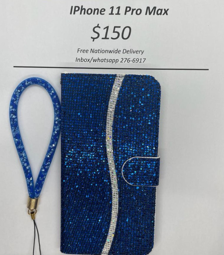i11 Pro Max Blue Wallet