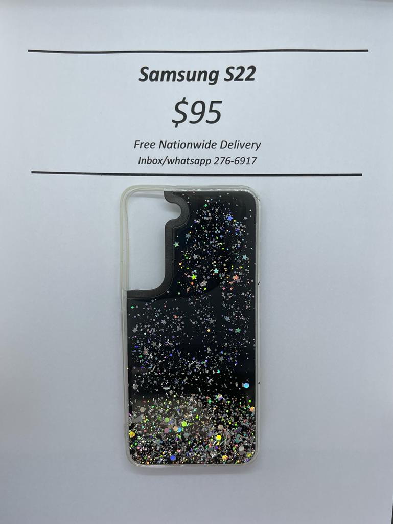 S22 Black Glitter