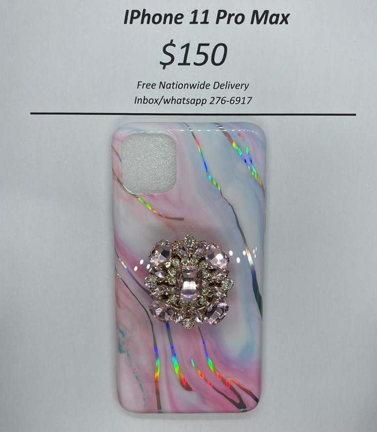 i11 Pro Max White Marble Gem