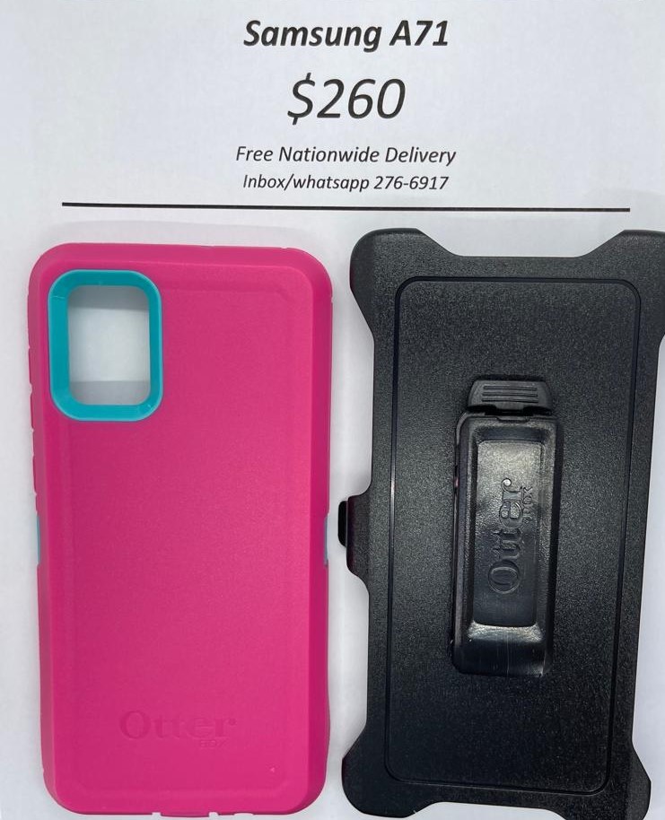 A71 Otterbox-Defender Pink