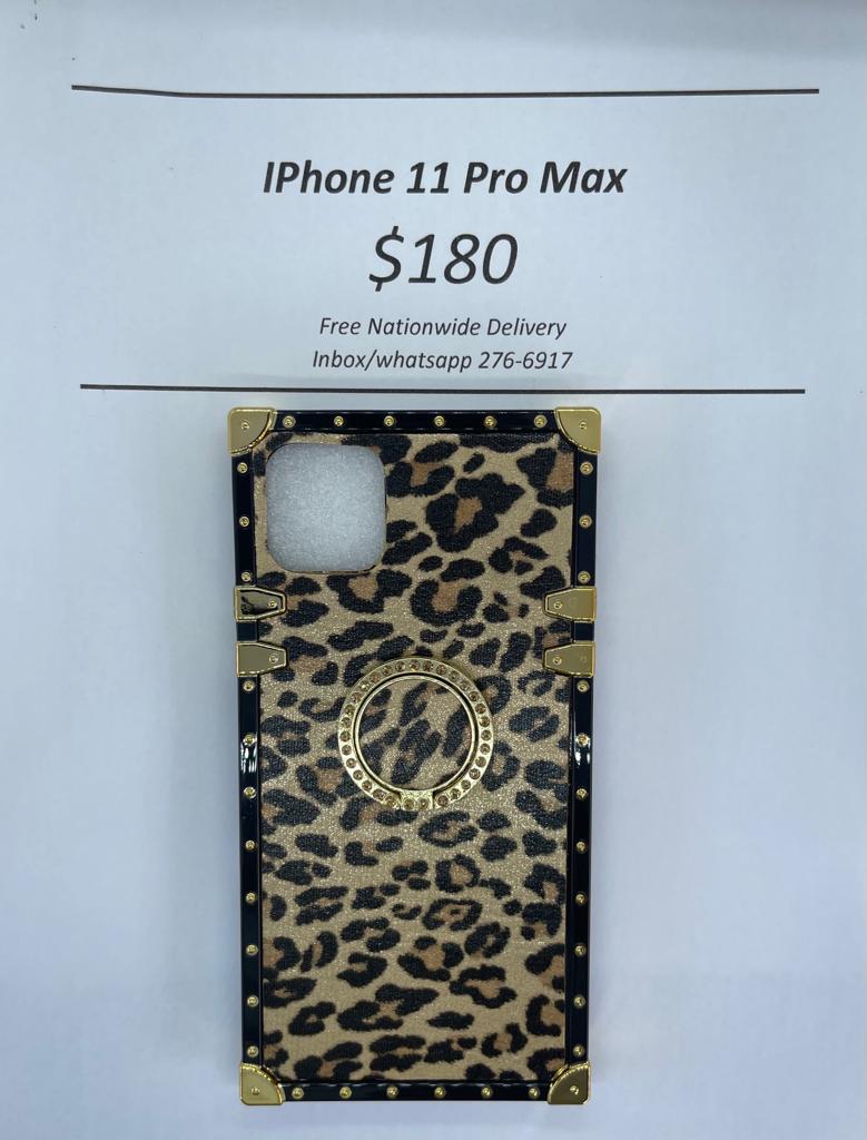 i11 Pro Max Leopard without Pop Ring