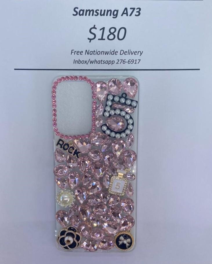A73 Pink 3d Gem case