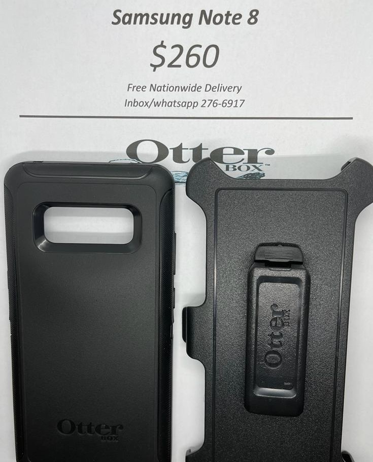 Note 8 Otterbox-Defender Black