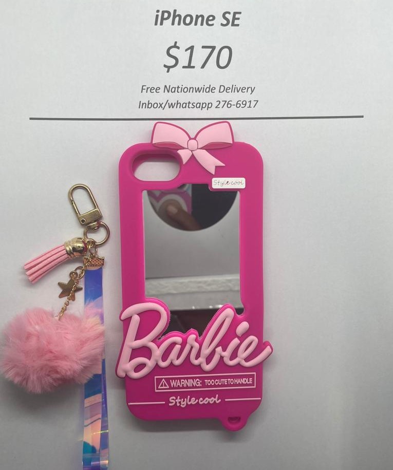 iPhone SE Barbie Fuchsia case