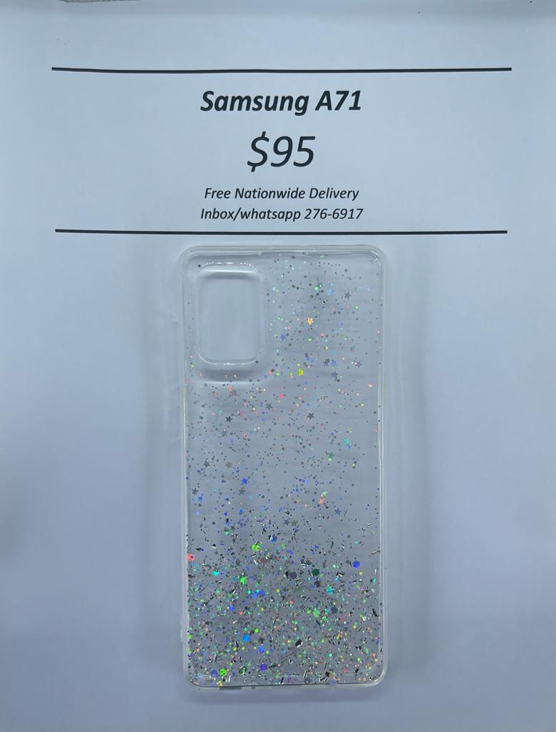 A71 Clear Glitter