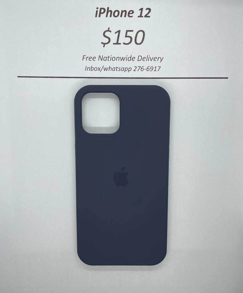 iPhone 12 Blue Logo Case