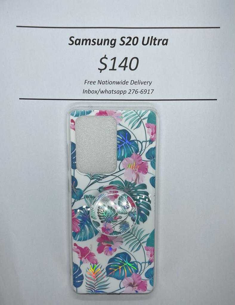 S20 Ultra White Floral