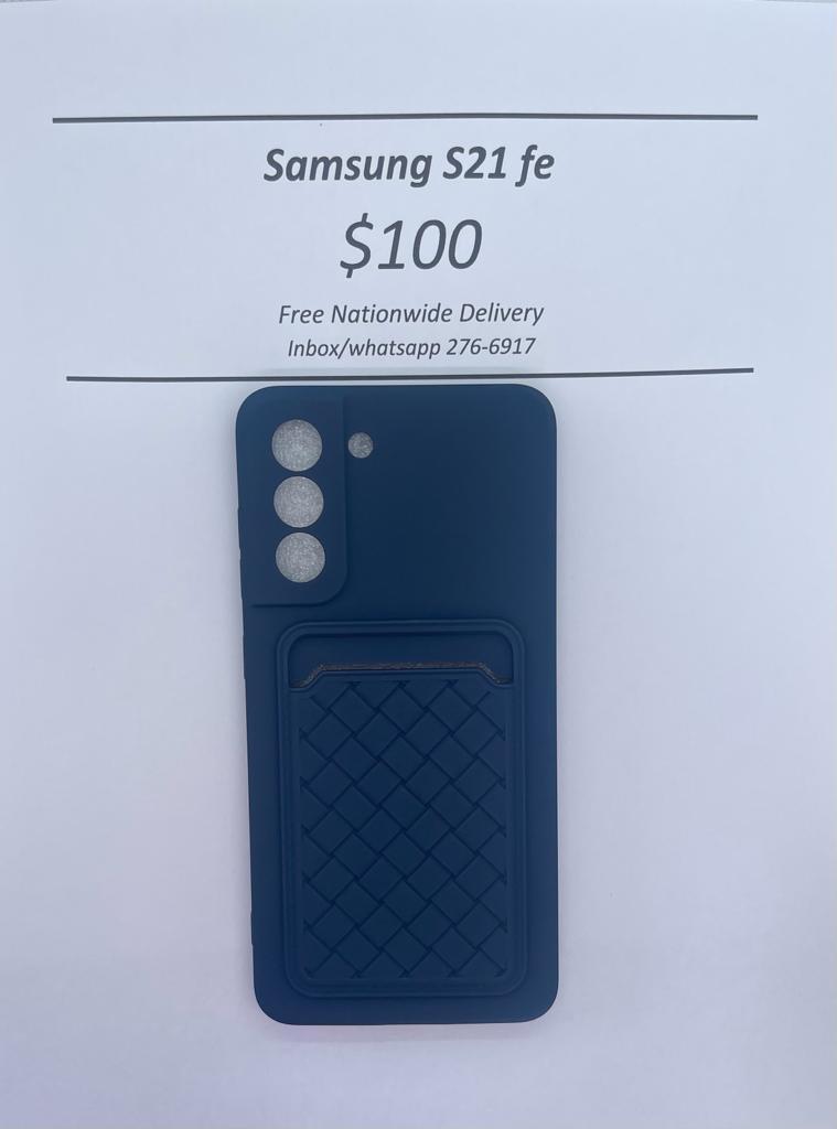 S21 FE Blue Card Holder