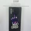 Note 10 Plus Who Cares Light up case