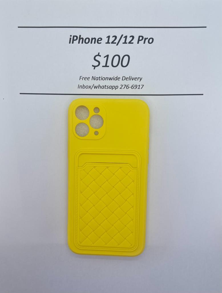 iPhone 12 Pro Yellow Card Holder