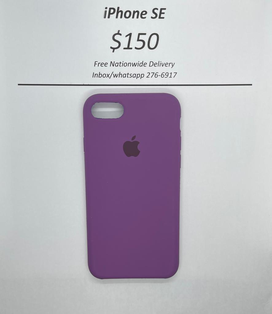 iPhone SE Purple Logo Case