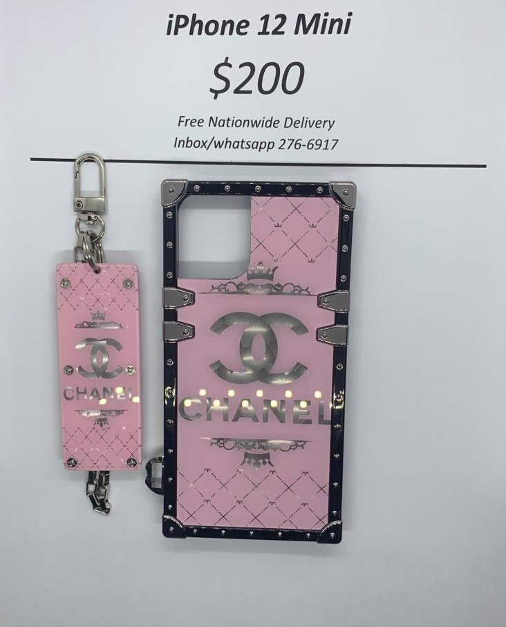 i12 Mini Pink and Silver Trunk