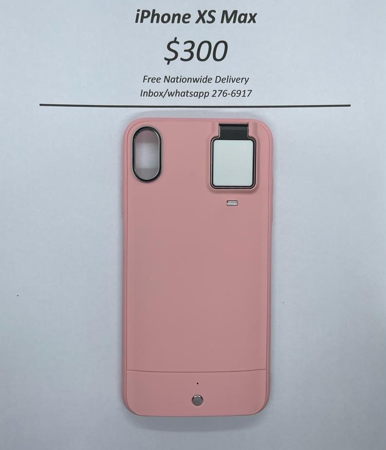 I XS MAX Pink Selfie Light