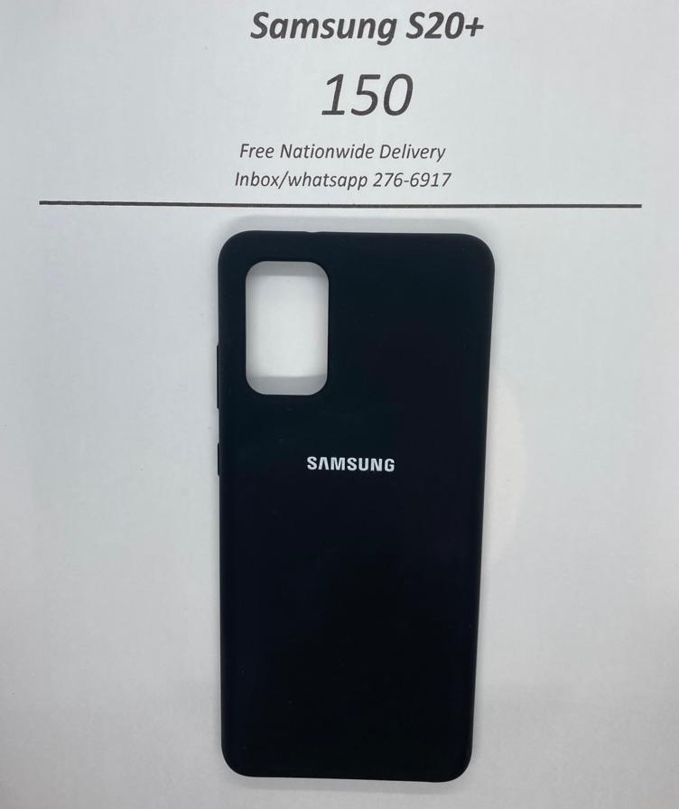 S20+ Black Logo Case
