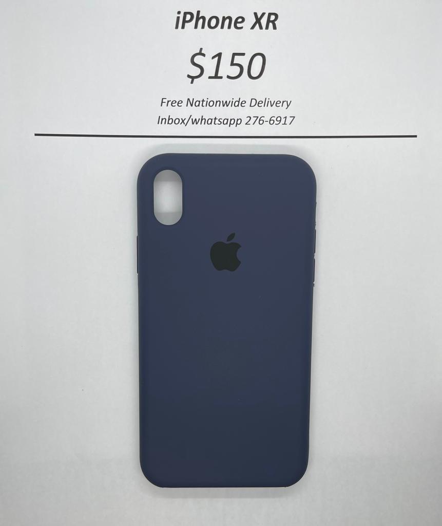 iPhone XR Blue Logo