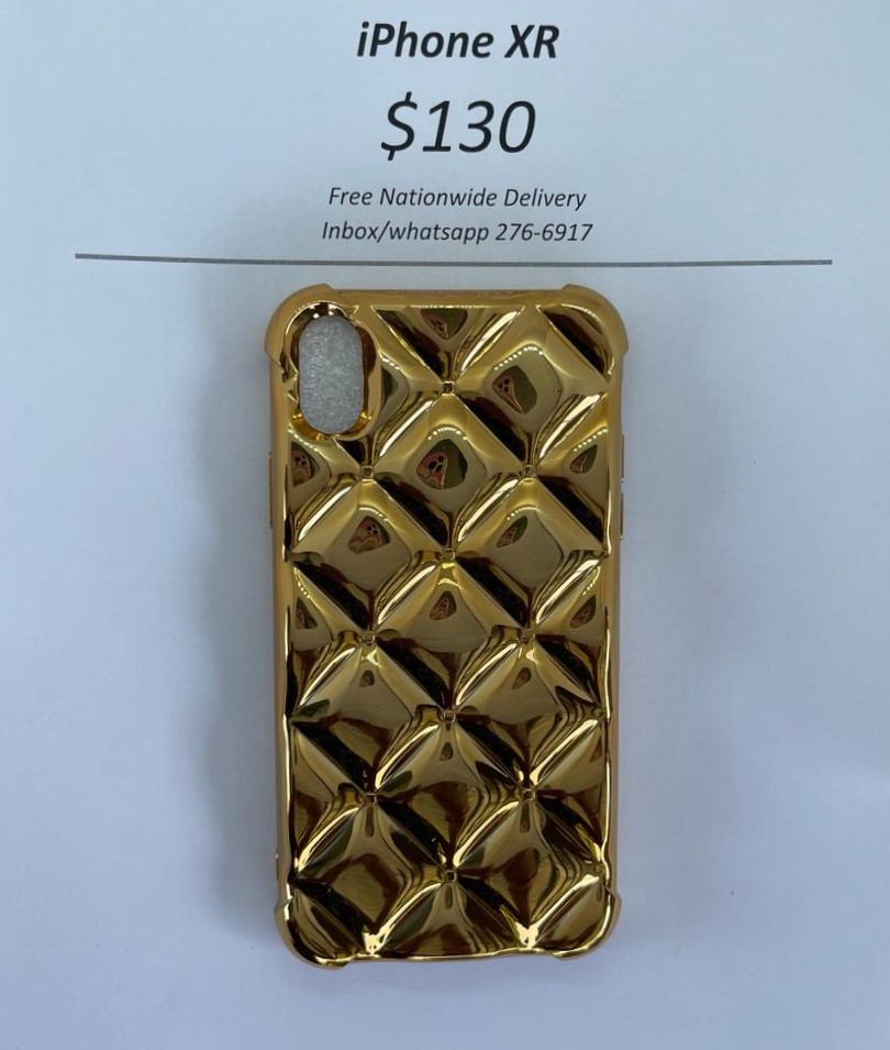 iPhone XR Gold Pattern