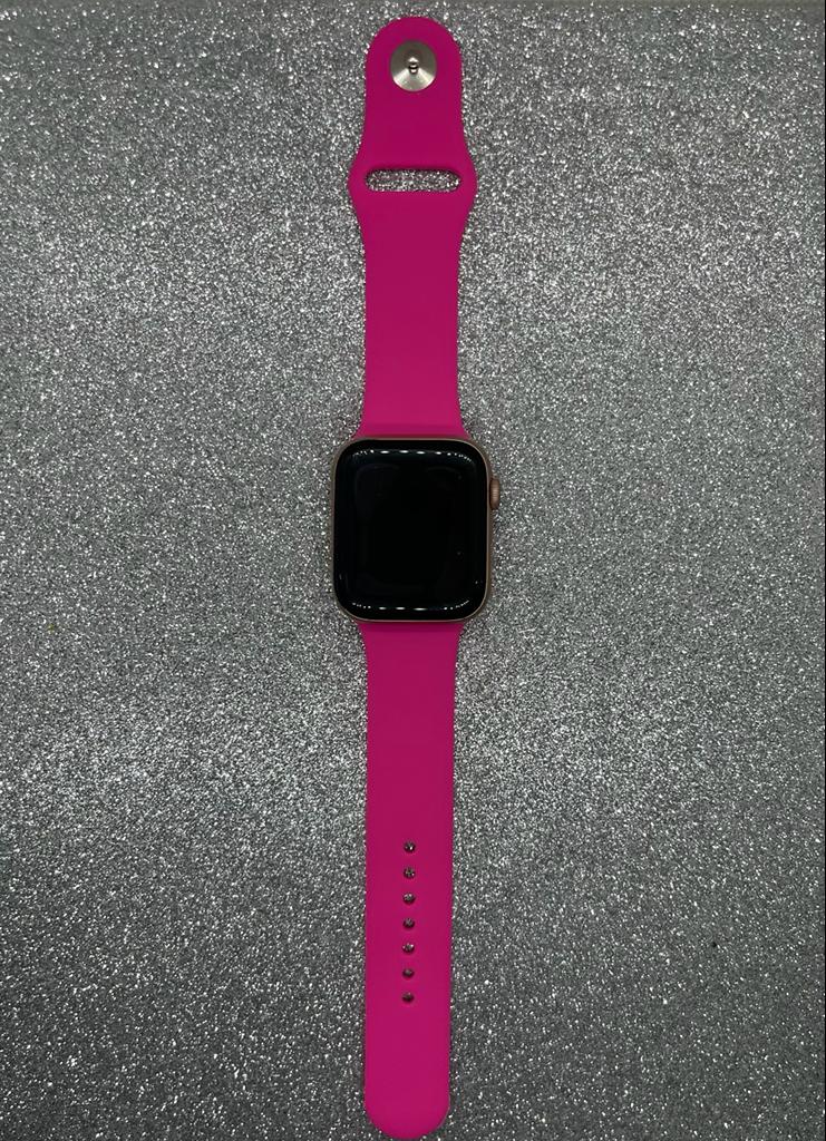 Fuchsia Pink Silicone Band