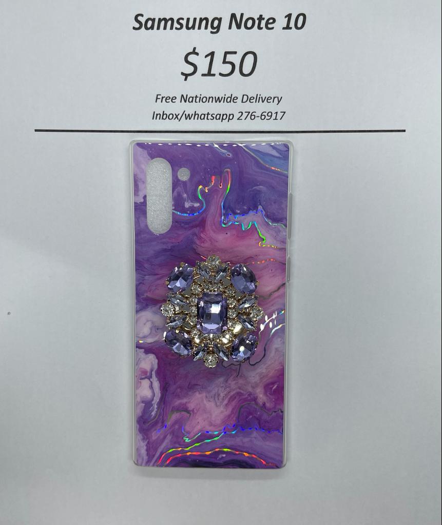Note 10 Purple Marble Gem PS