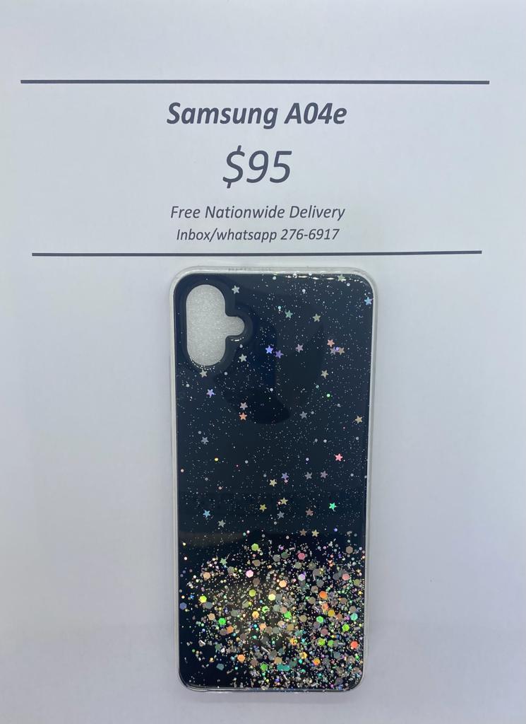 A04E Black Glitter silicone