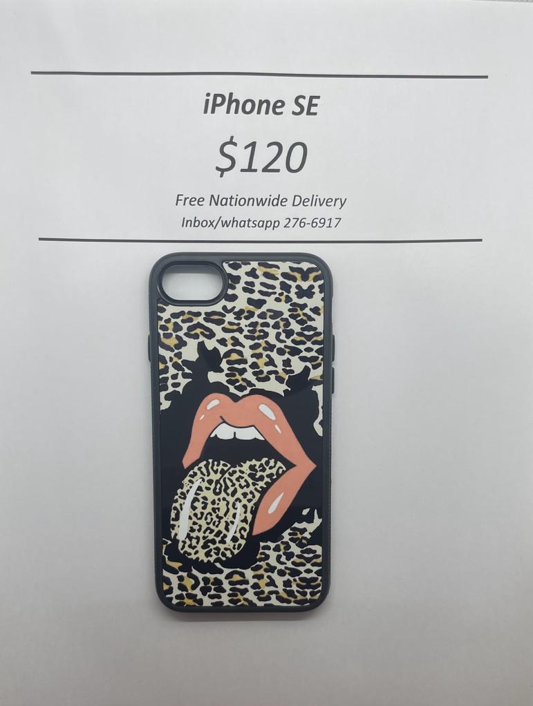 iPhone SE Leopard Lip