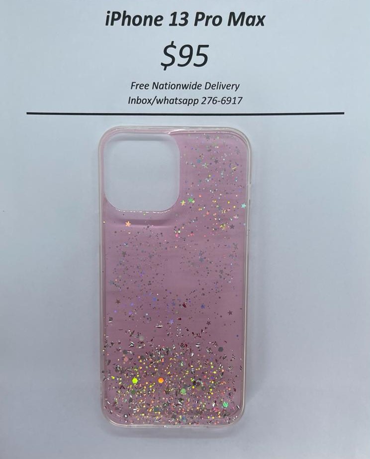 i13 Pro Max Pink Glitter