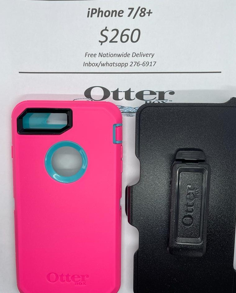 i7/8+ Otterbox-Defender Pink