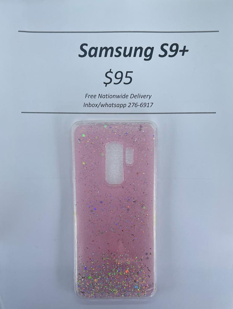 S9+ Pink Glitter